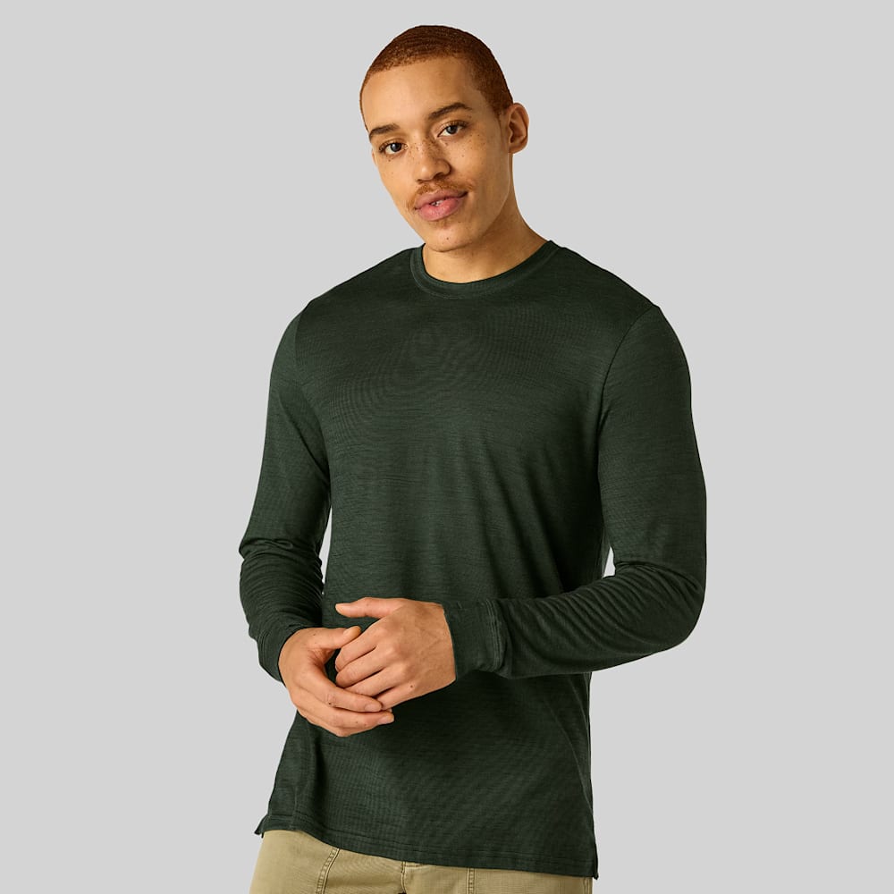 Merino Wool Blend Long Sleeve